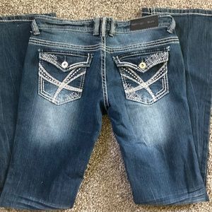 Size 3/4 Slum Boot Cut Jean. twentyone black by Rue 21. Great condition!